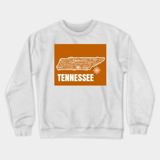 Tennessee Map Crewneck Sweatshirt